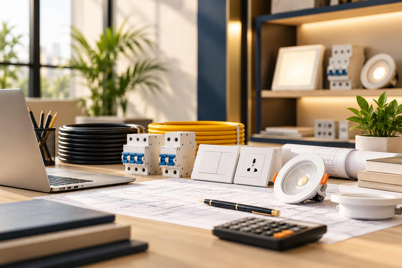 Electrical products and workspace