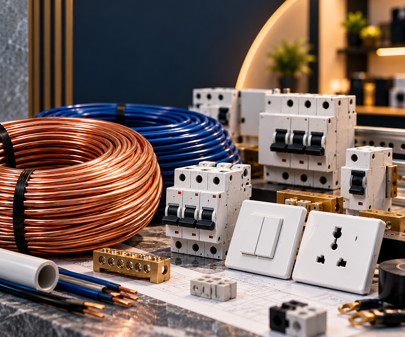 Electrical components and cable details